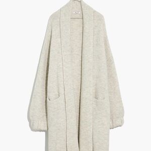 Madewell Glenridge Shawl Collar Sweater Coat